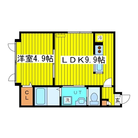 元町駅 徒歩11分 2階の物件間取画像